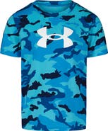 Under Armour Kids' Woodland Camo Performance T-Shirt