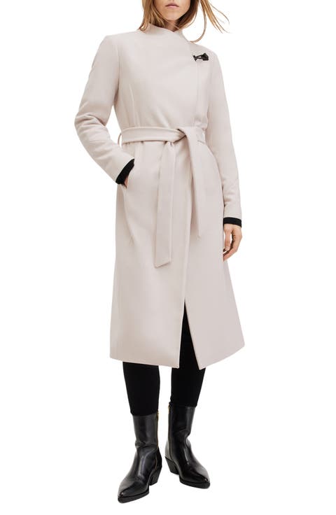 Riley Wool Blend Belted Coat