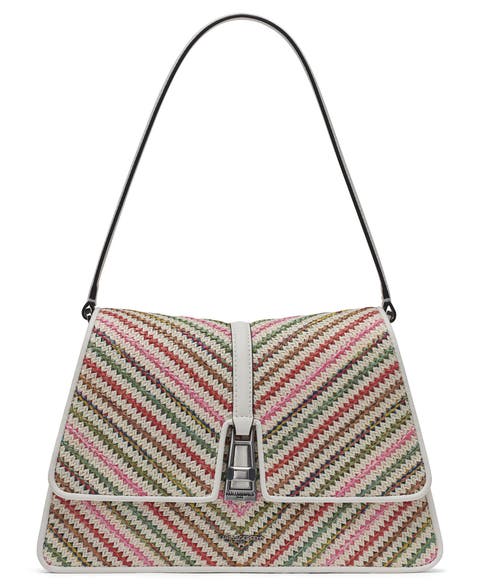 Mercerie Chevron Raffia Shoulder