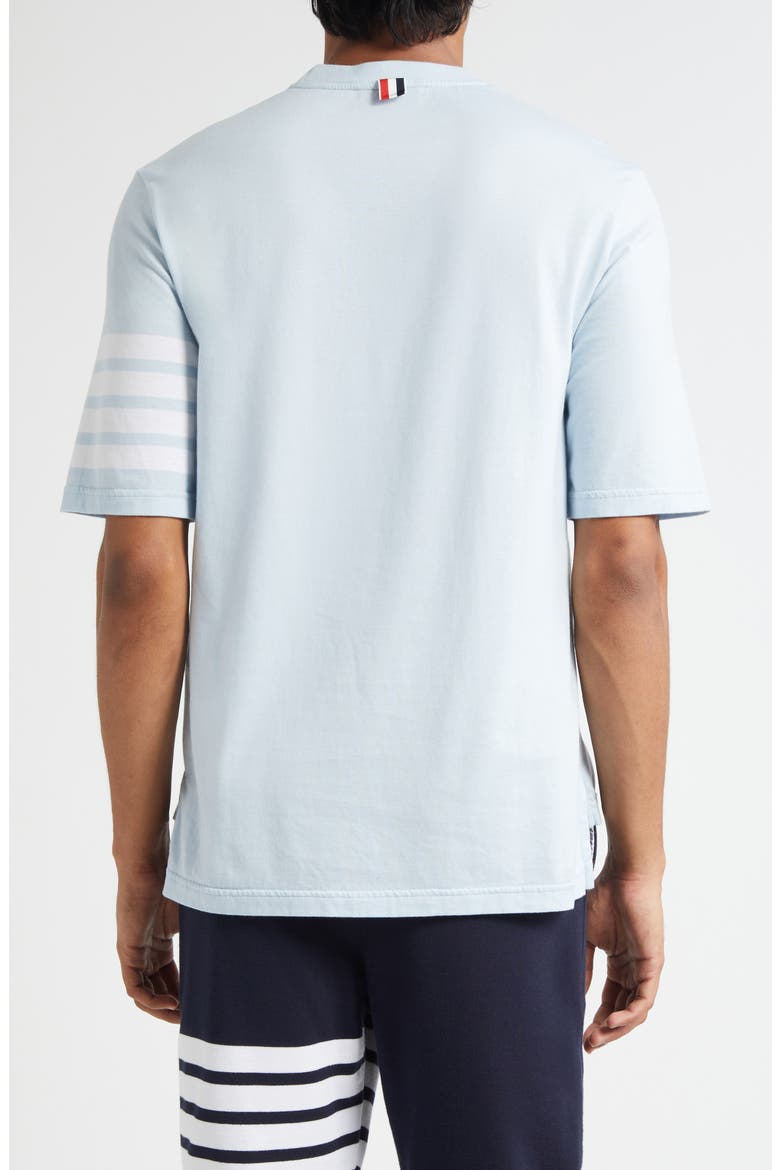 4-Bar Cotton Jersey T-Shirt, Alternate, color, LIGHT BLUE