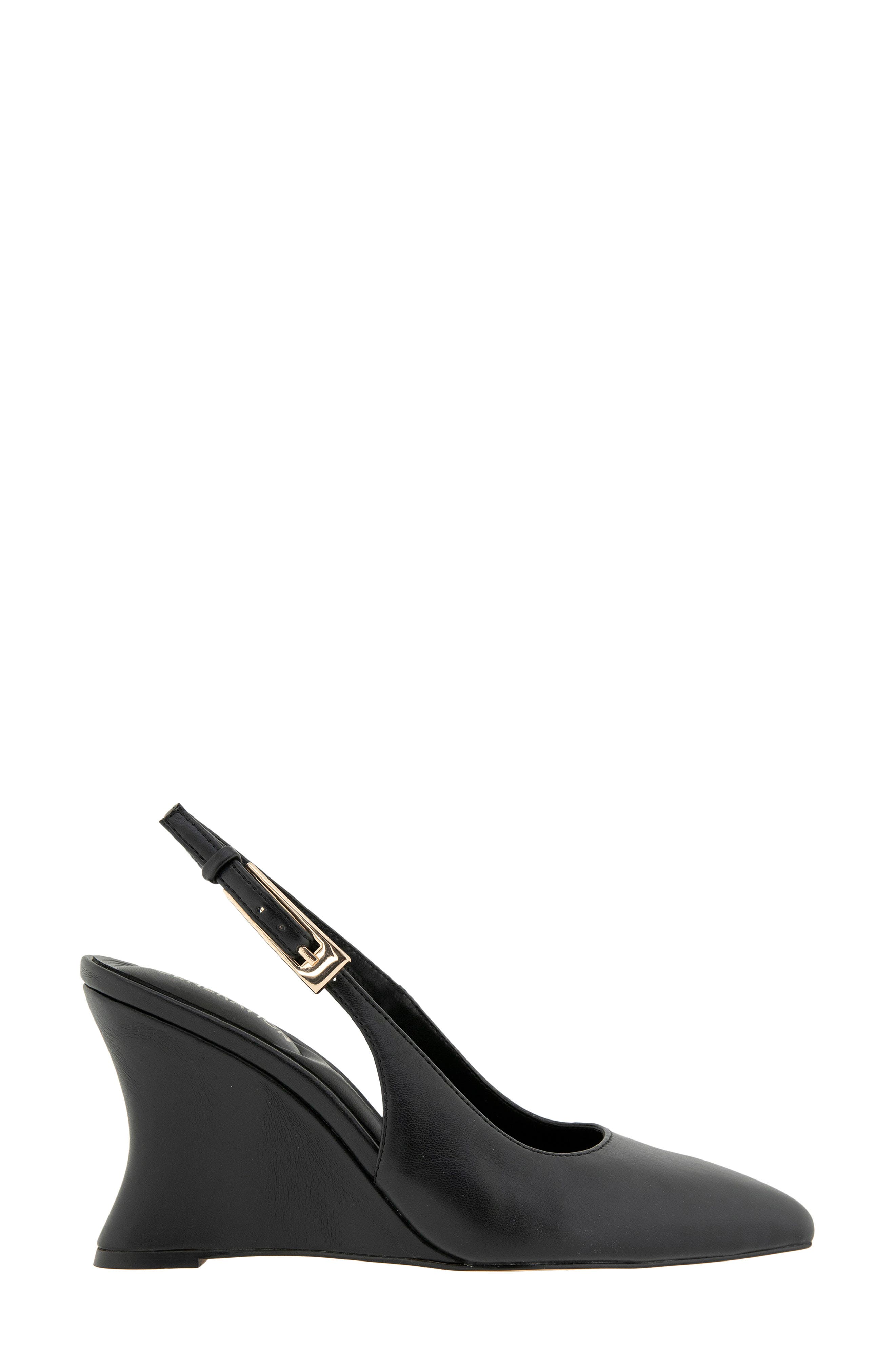 BCBGeneration Xyla Slingback Pointed Toe Wedge Pump, Alternate, color, Black