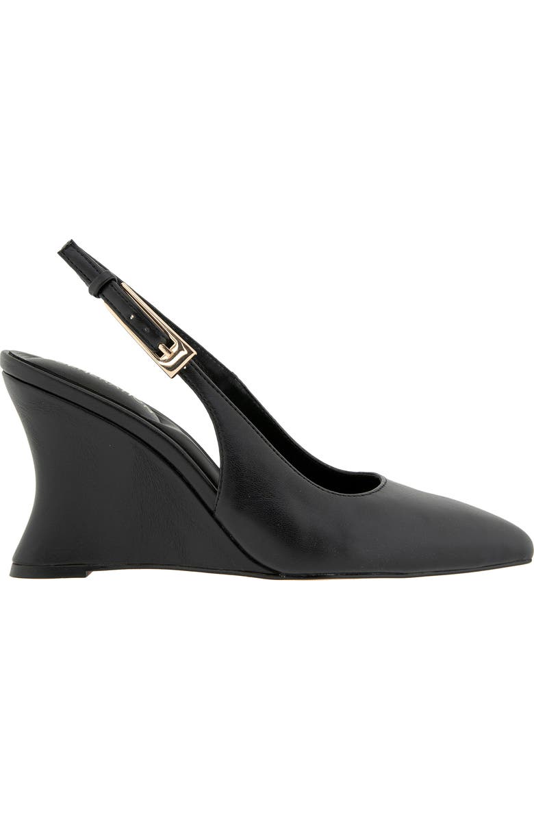 BCBGeneration Xyla Slingback Pointed Toe Wedge Pump, Alternate, color, Black