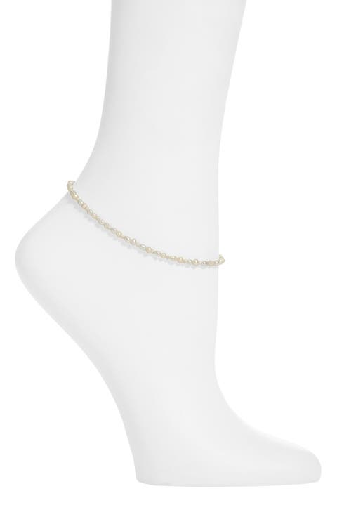 Bowie Freshwater Pearl Anklet