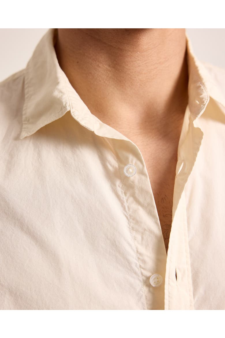 Giles Tailored Fit Garment Dye Poplin Shirt, Alternate, color, LATTE