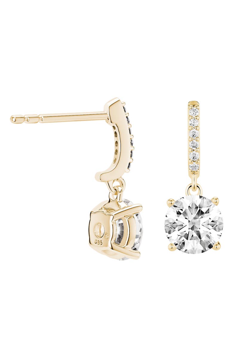 LIGHTBOX 2-Carat The Round Brilliant Solitaire Lab Grown Diamond Drop Earrings, Alternate, color, 