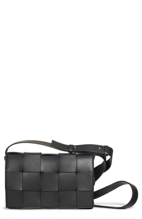 Intrecciato Leather Crossbody Bag