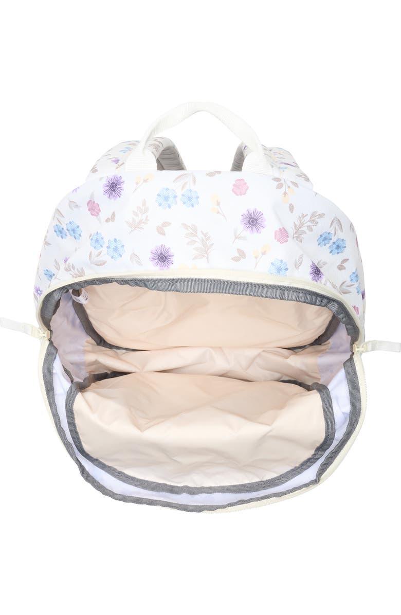 adidas Lineage Backpack, Alternate, color, In Bloom Floral Warm Vanilla