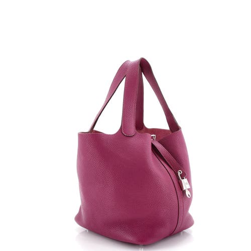 Pre-owned Hermes Hermes Picotin Lock Bag Clemence Mm