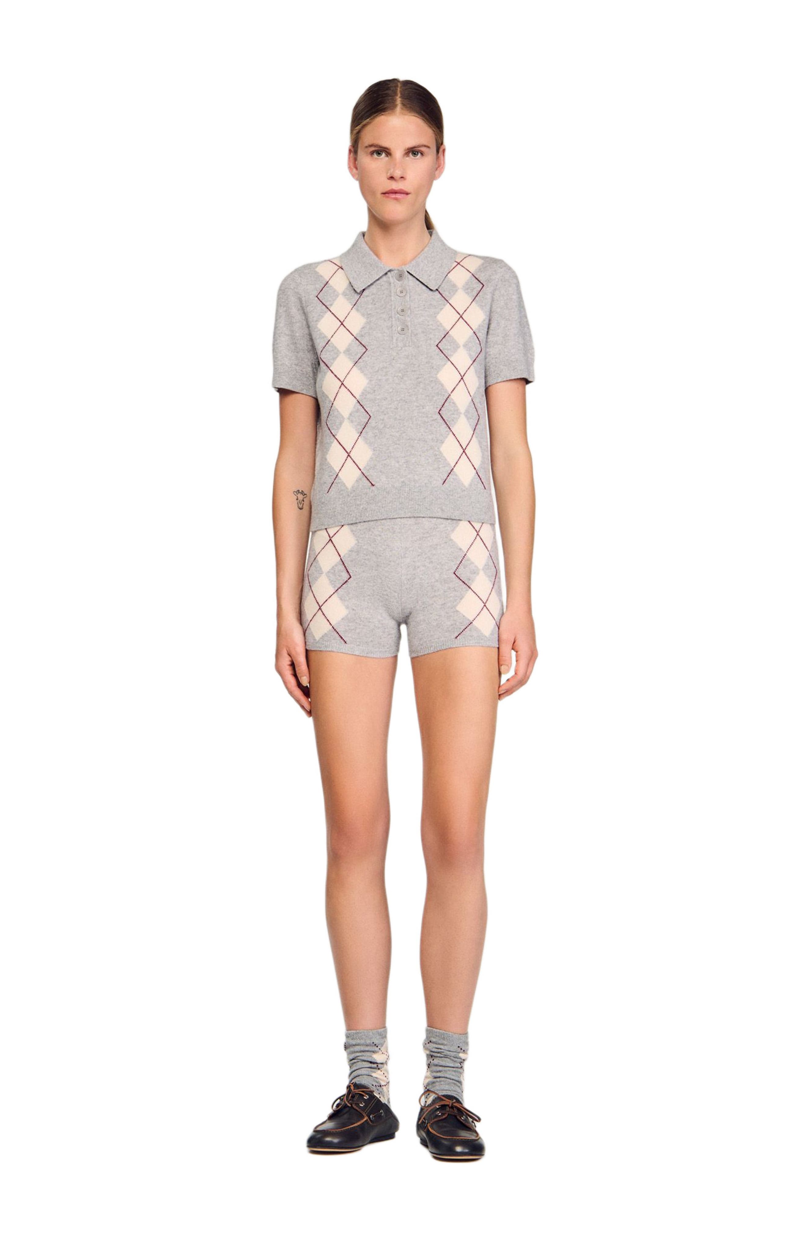 Argyle polo sweater - image 2