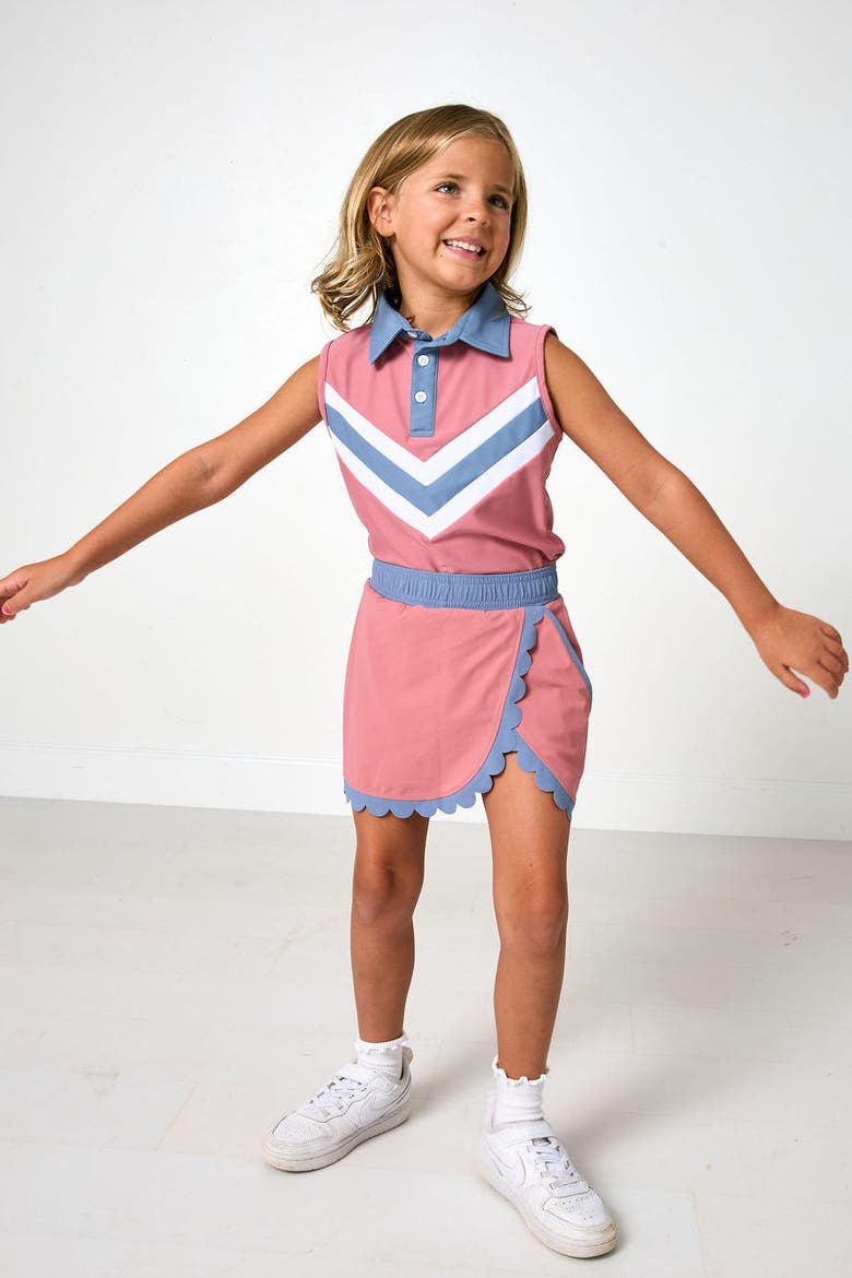 Cheer Tank Top, Alternate, color, Dusty Pink/Slate