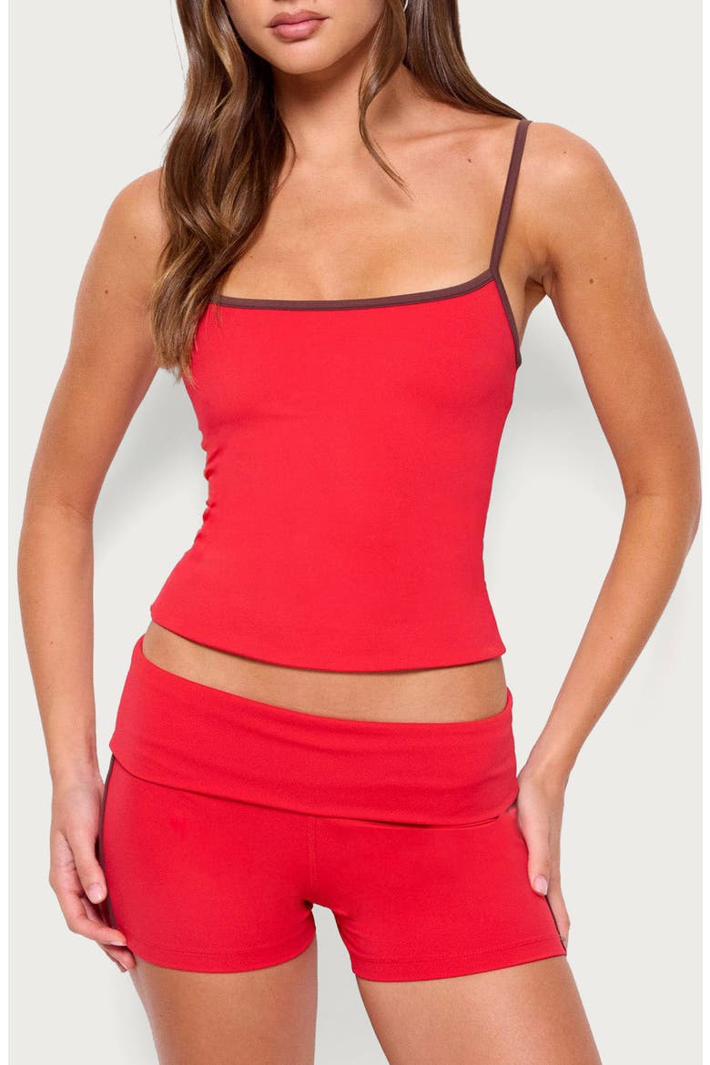 Ambar Contrast Reversible Tank, Main, color, RED-AND-BROWN