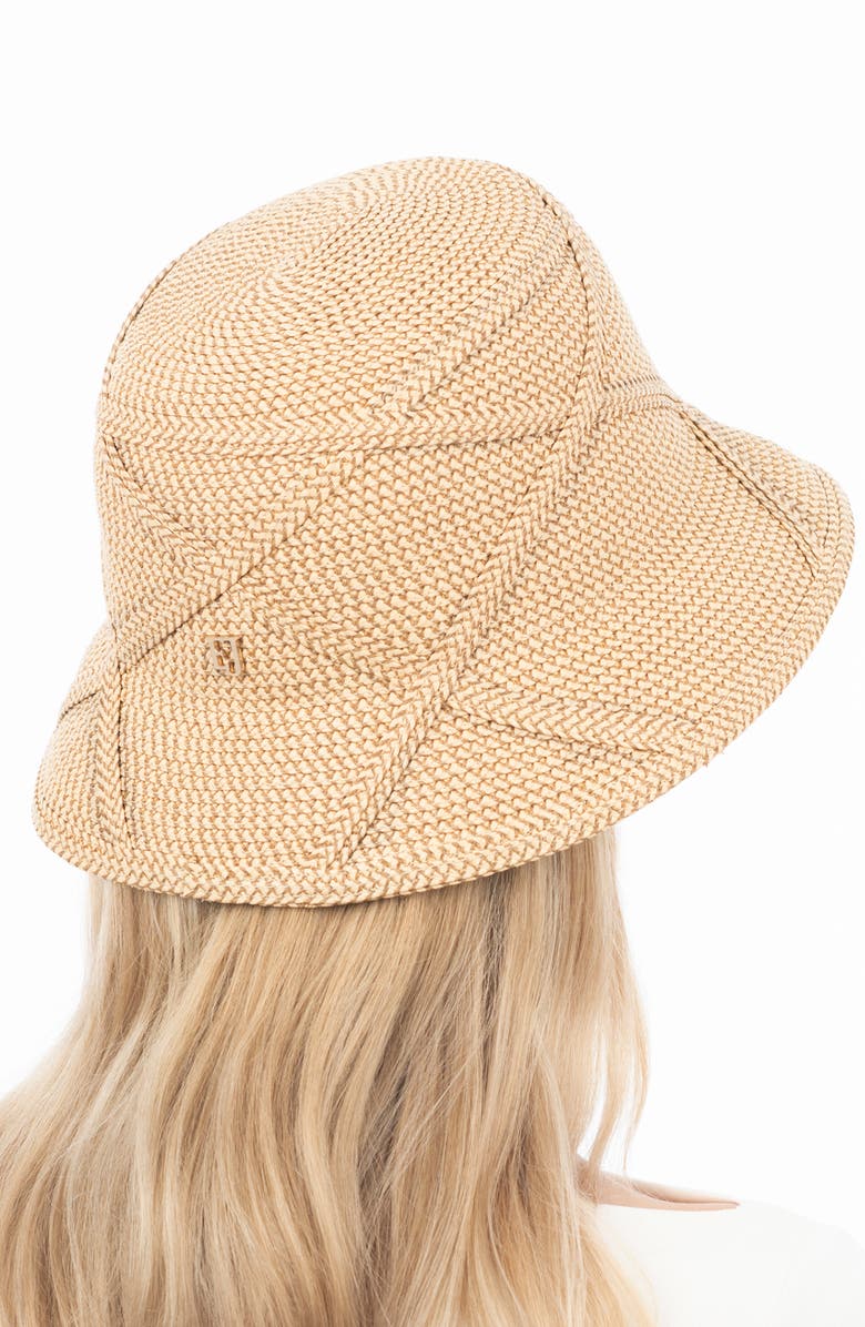 Eric Javits Latticia Bucket Hat, Alternate, color, Peanut