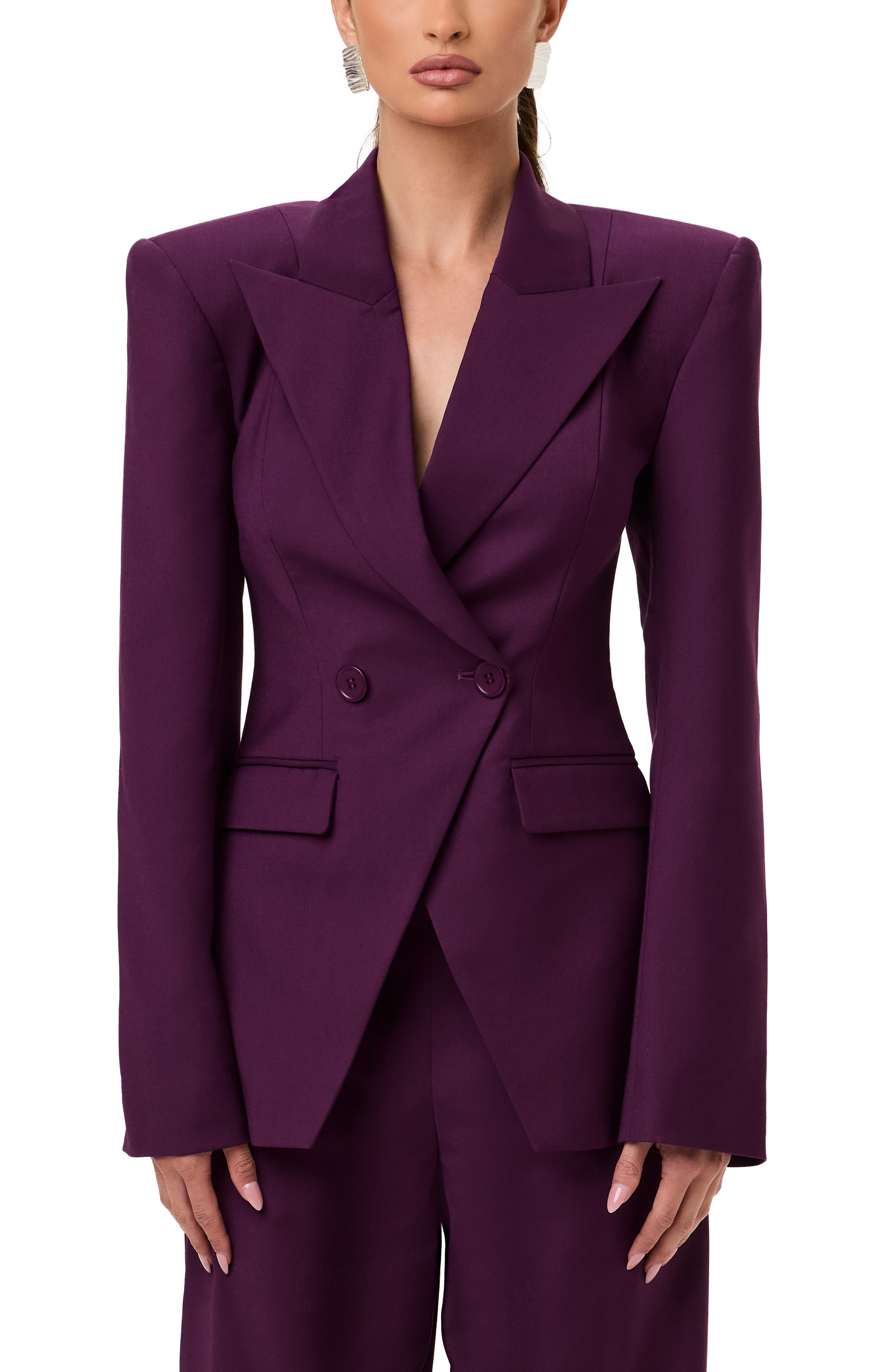 vintage purple blazer
