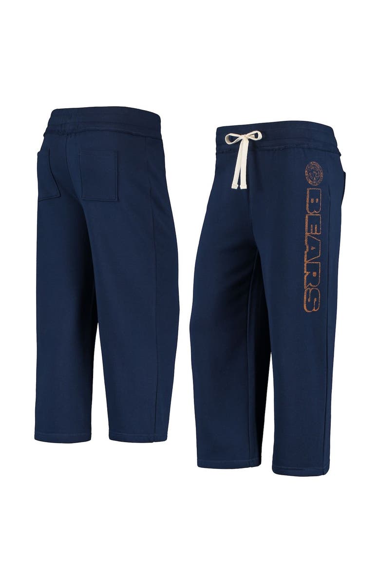 Junk Food Women's Junk Food Navy Chicago Bears Cropped Pants, Main, color, Navy