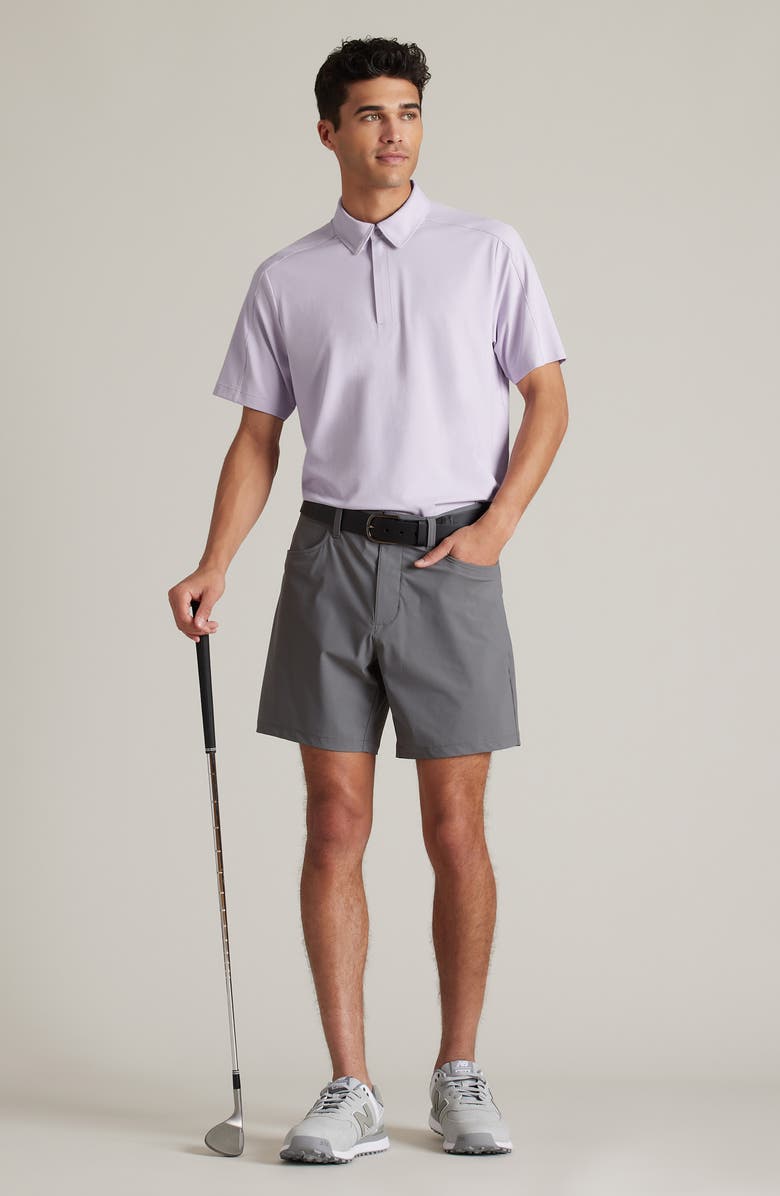 Rhone Momentum Quarter Zip Polo, Alternate, color, Lavender Dusk
