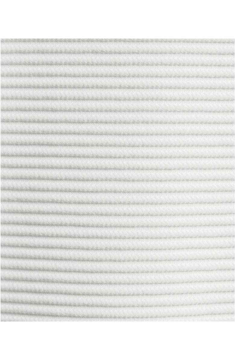 Lands
 End Ribbed Knot Front One Piece Swimsuit, Alternate, color, White Ottoman