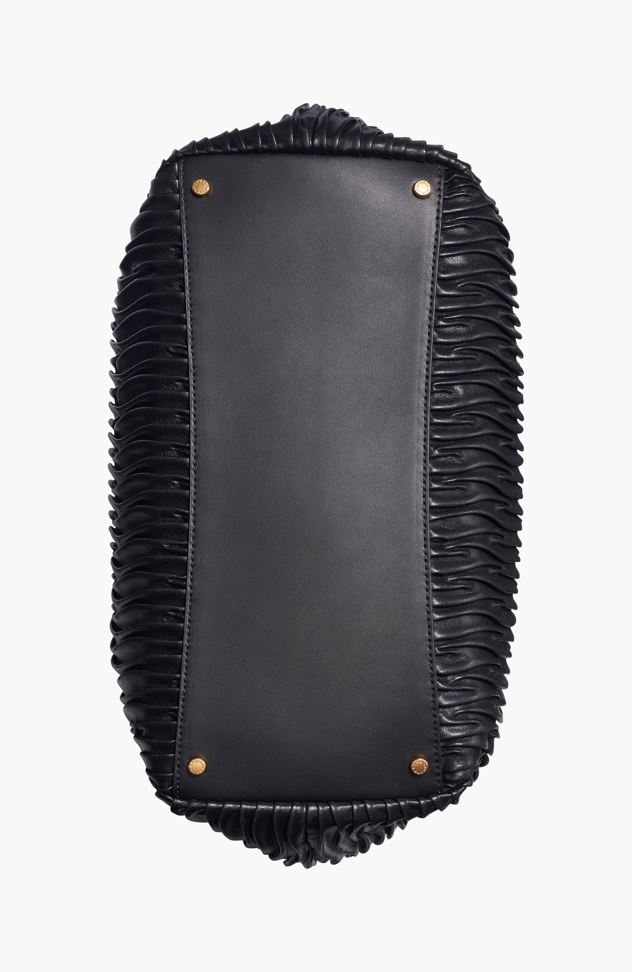 Donna Karan New York Glenwood Pleated Shoulder, Alternate, color, Black/Gold