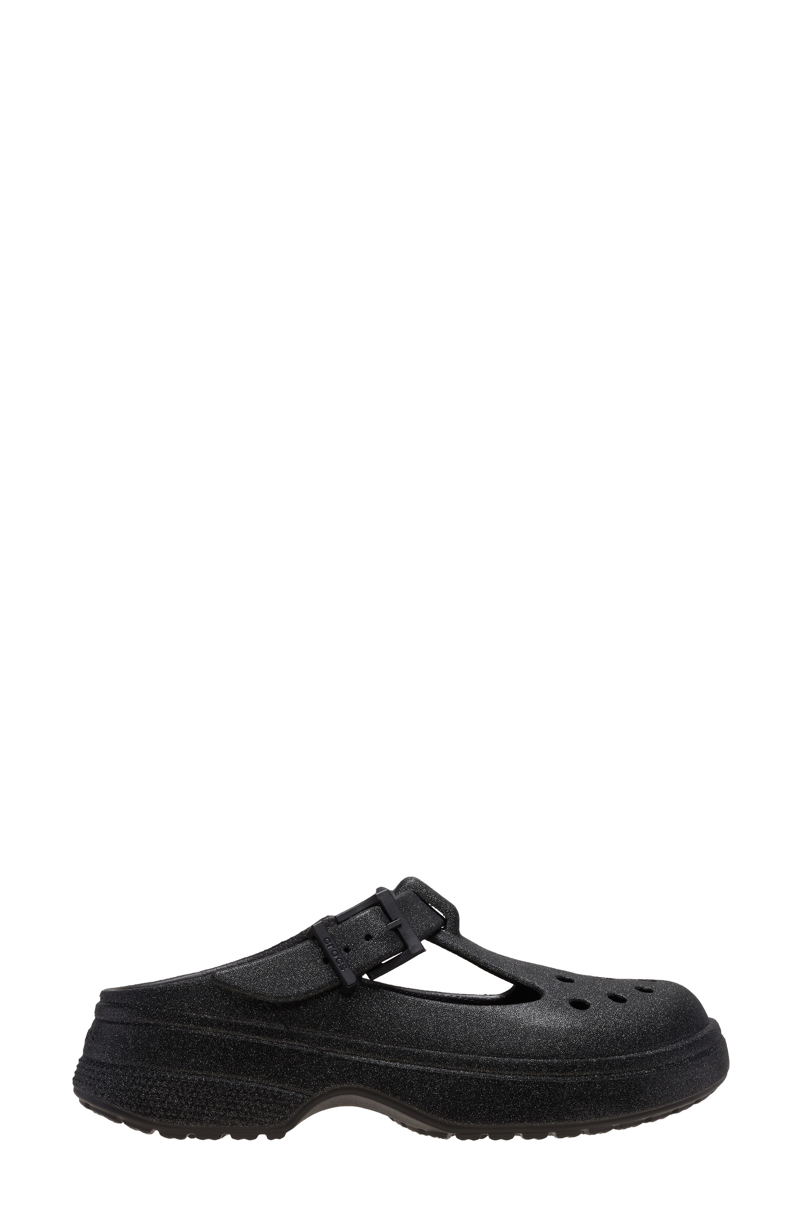 CROCS Classic Glitter Clog, Alternate, color, Black