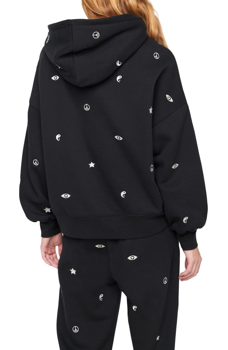 Spiritual Gangster Icons Sol Cotton Blend Sweatpants, Alternate, color, Black