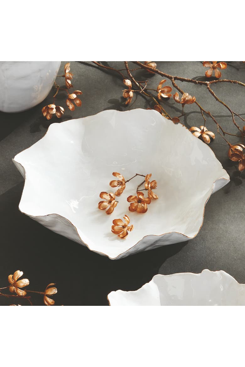 Maribella Decorative Tray, Alternate, color, White