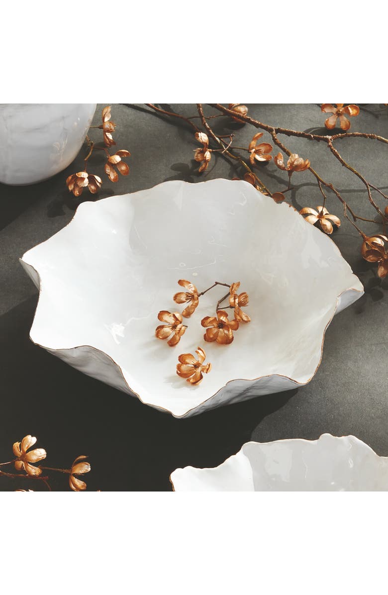 Napa Home & Garden Maribella Decorative Tray, Alternate, color, White