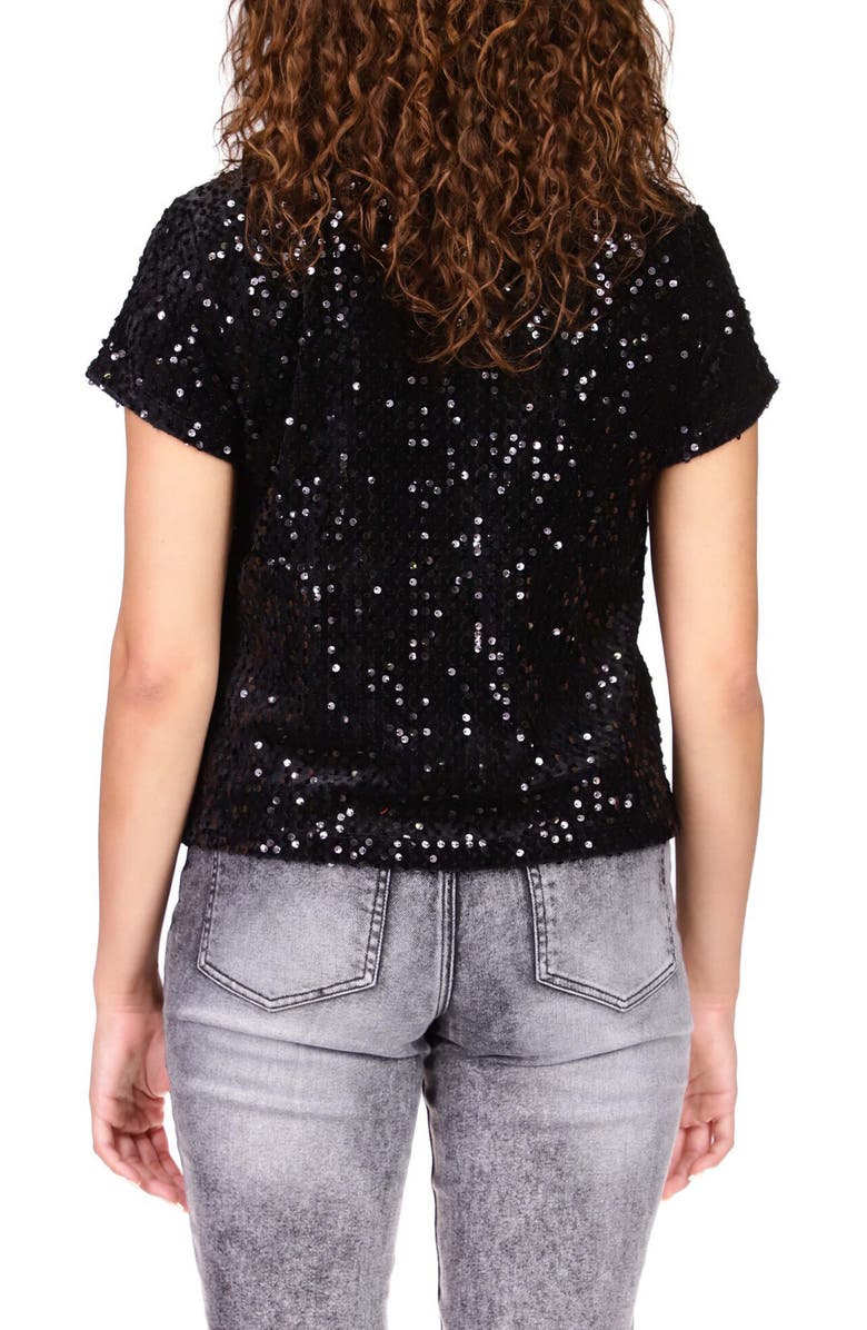 Sanctuary High Shine Perfect Sequin TShirt Nordstromrack — free download