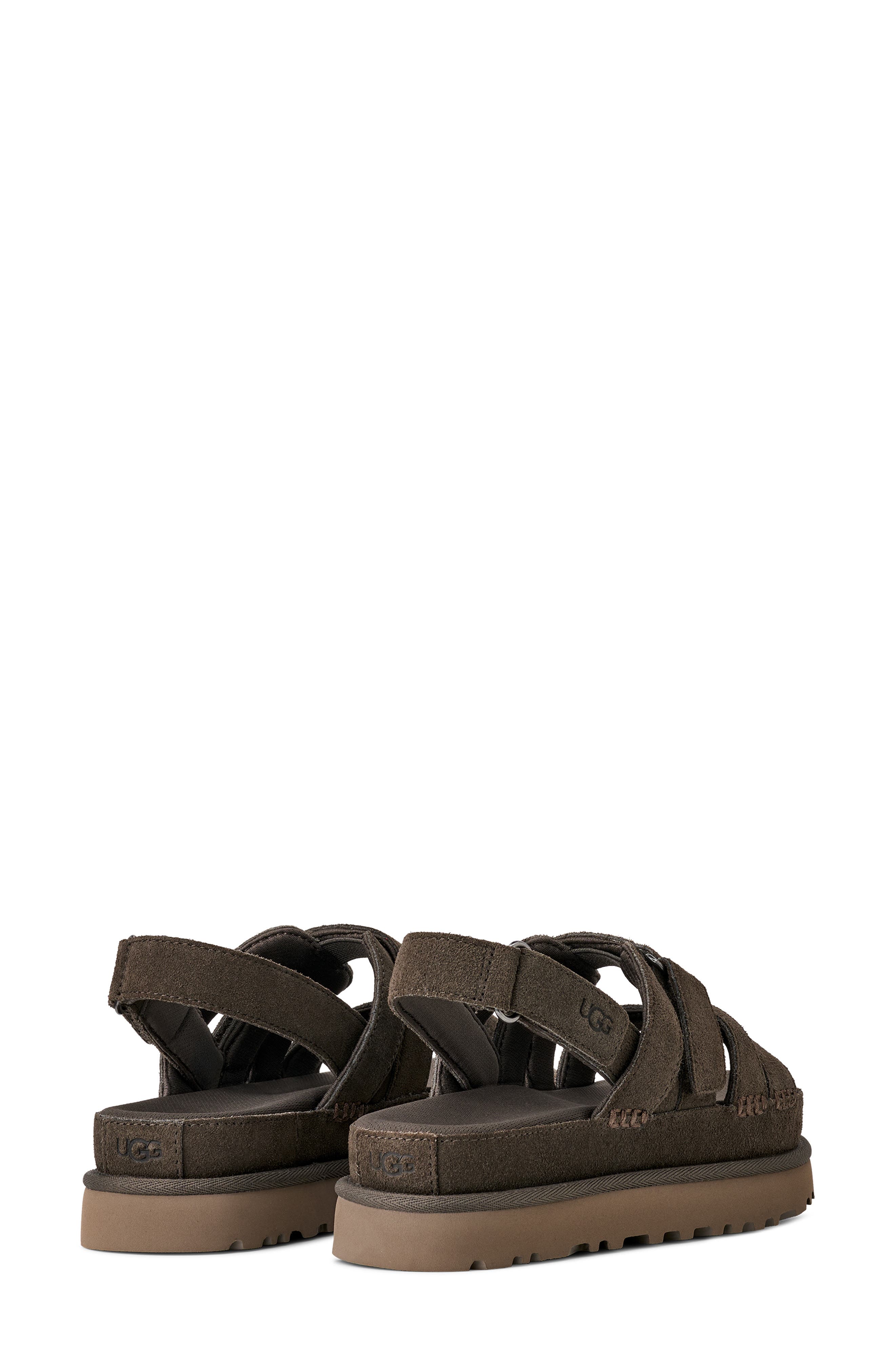 UGG<sup>®</sup> Goldenstar Gleam Sandal, Alternate, color, Dense Smoke