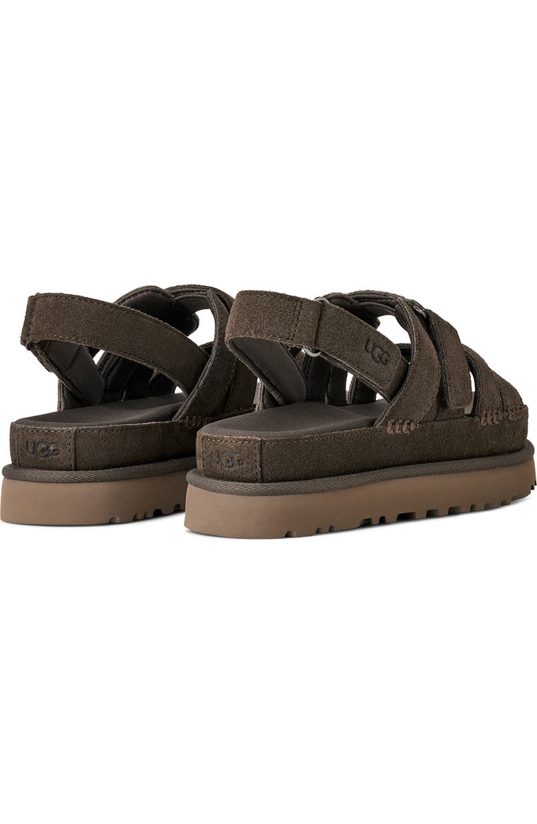 UGG<sup>®</sup> Goldenstar Gleam Sandal, Alternate, color, Dense Smoke