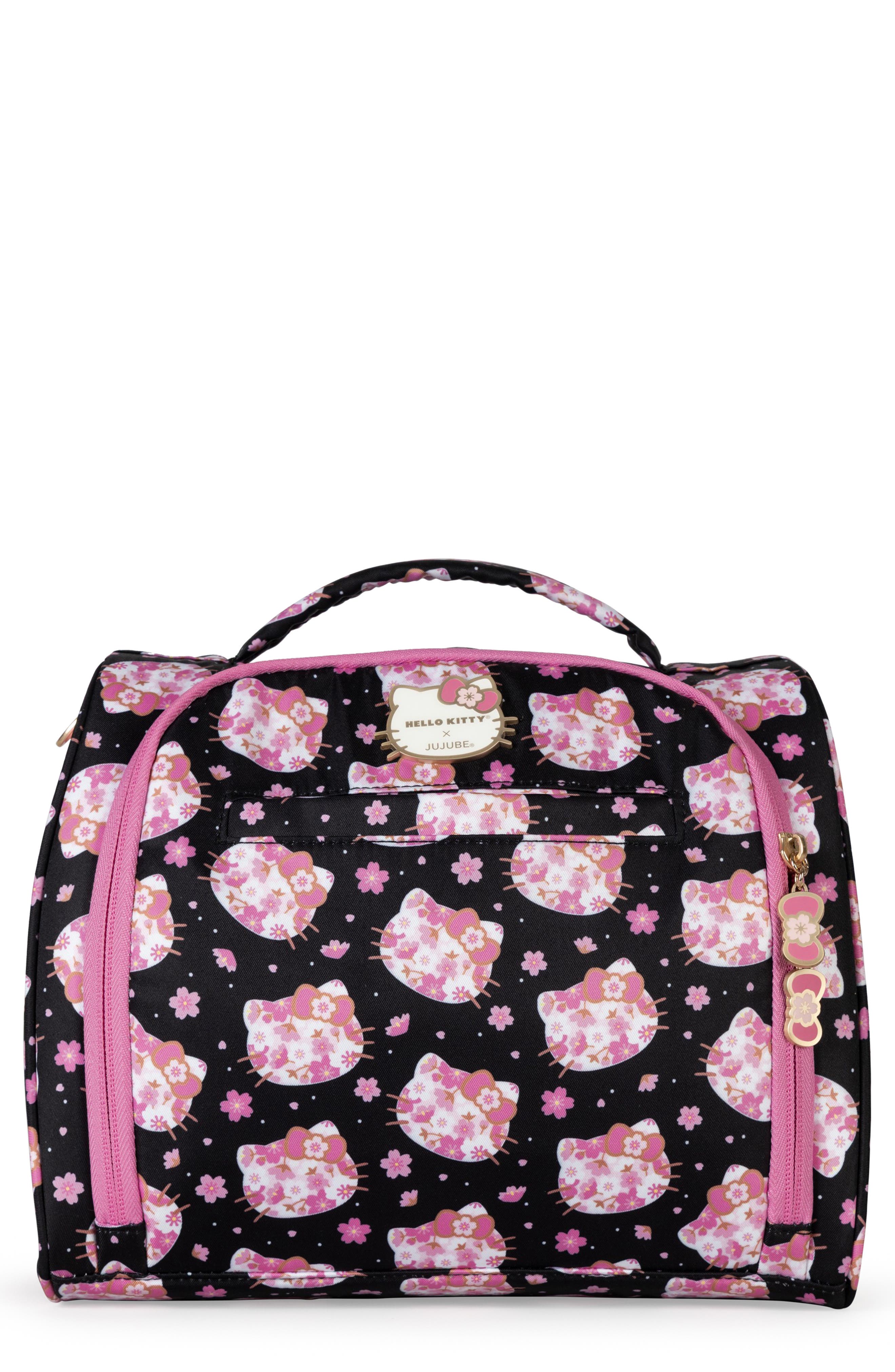 JuJuBe x Hello Kitty<sup>®</sup> Cherry Blossoms Insulated Bottle Bag, Main, color, Cherry Blossoms