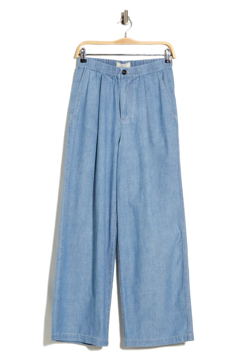 Sawyer Wide Leg Pants, Alternate, color, BOILER WASH