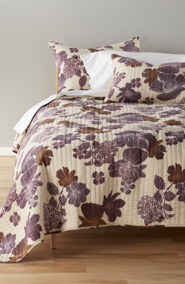 Nordstrom Floral Air Print Quilt, Alternate, color, 