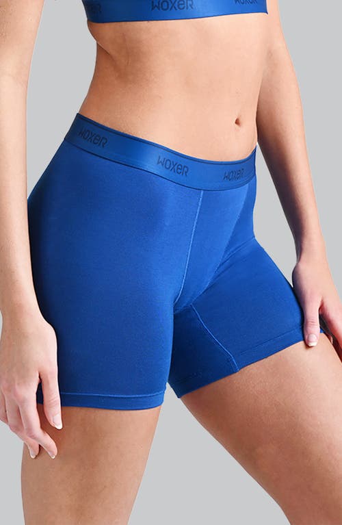 Woxer Baller Ultra-soft 5-inch Boxer Briefs In Blue