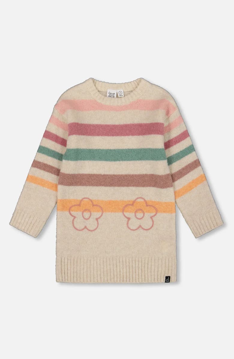 Deux par Deux Knitted Tunic with Stripes, Main, color,