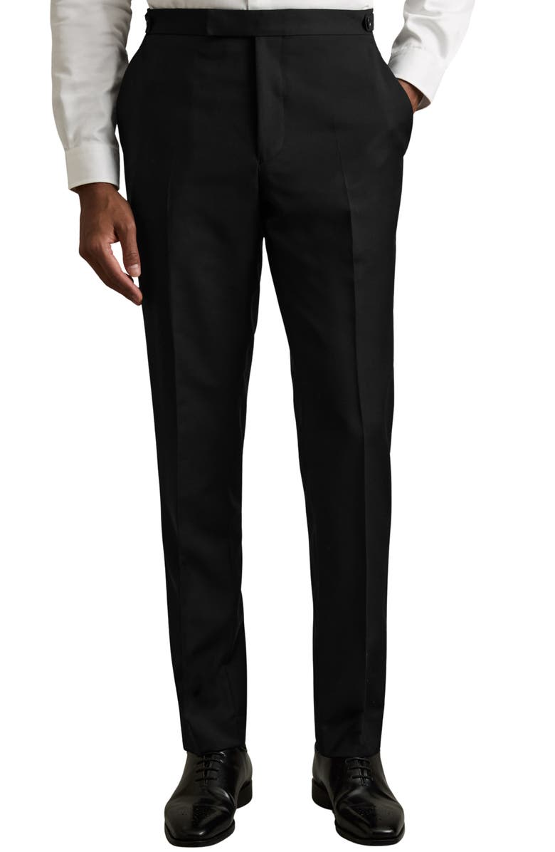 Reiss Aspire Wool Dress Pants, Main, color, 