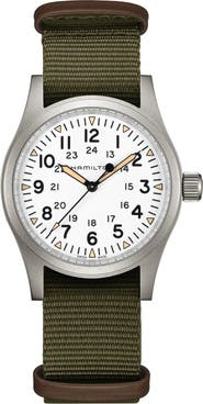 Hamilton Khaki Field Mechanical NATO Strap Watch, 38mm