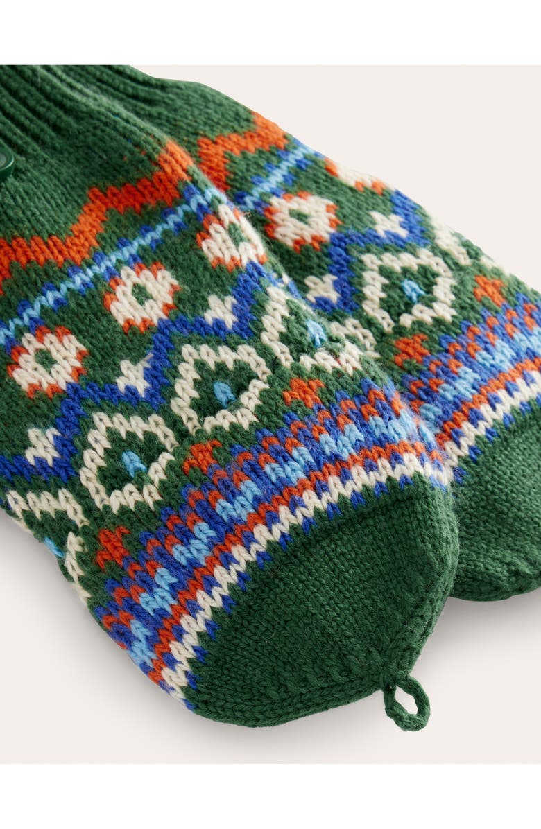 Mini Boden Kids' Fair Isle Convertible Mittens, Alternate, color,