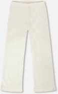 Deux par Deux Crinkle Jersey Flared Bottom Leggings