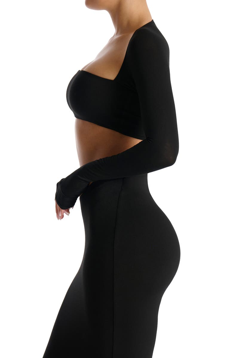 Naked Wardrobe The NW Square Crop Top, Alternate, color, 