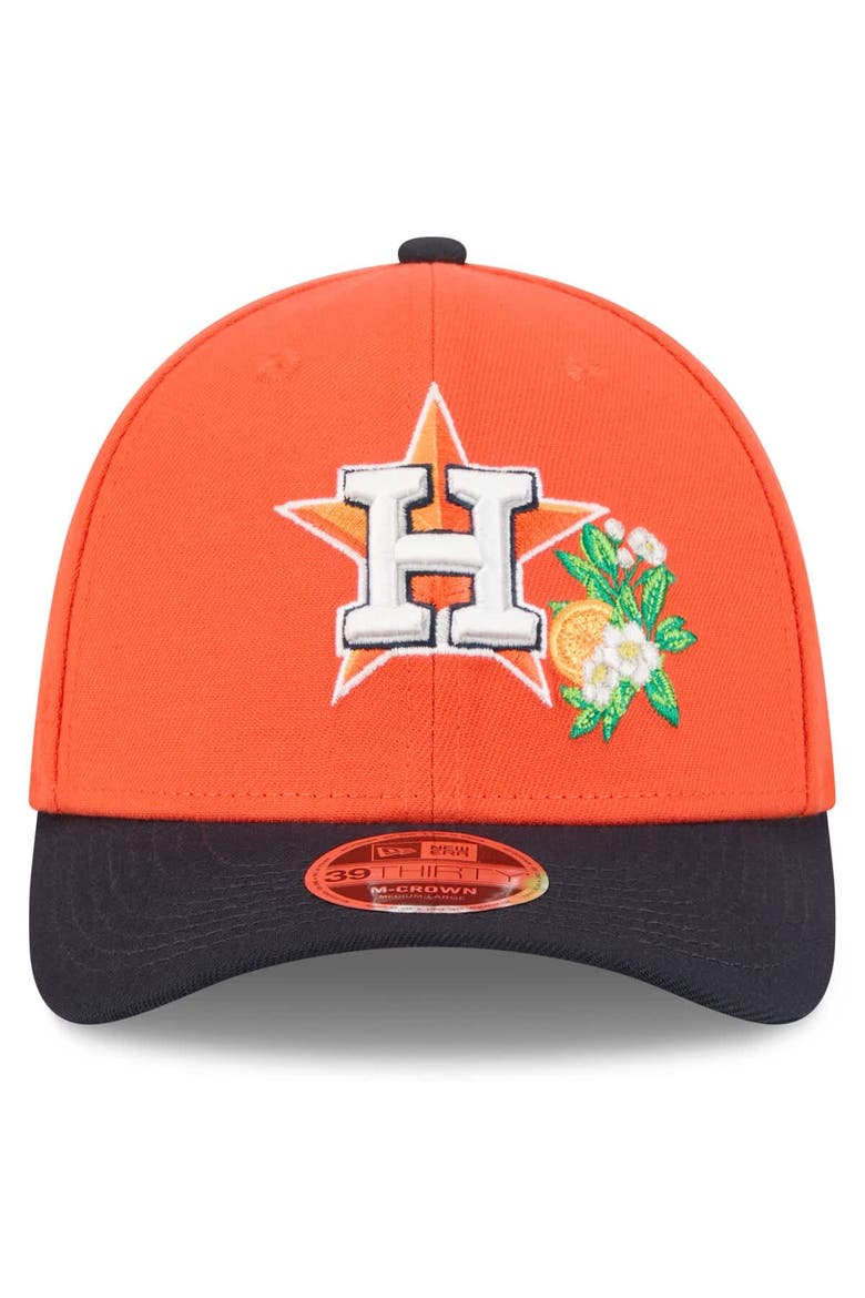 Men's New Era  Orange/Navy Houston Astros 2026 Spring Training M-Crown 39THIRTY Flex Hat, Alternate, color, Orange