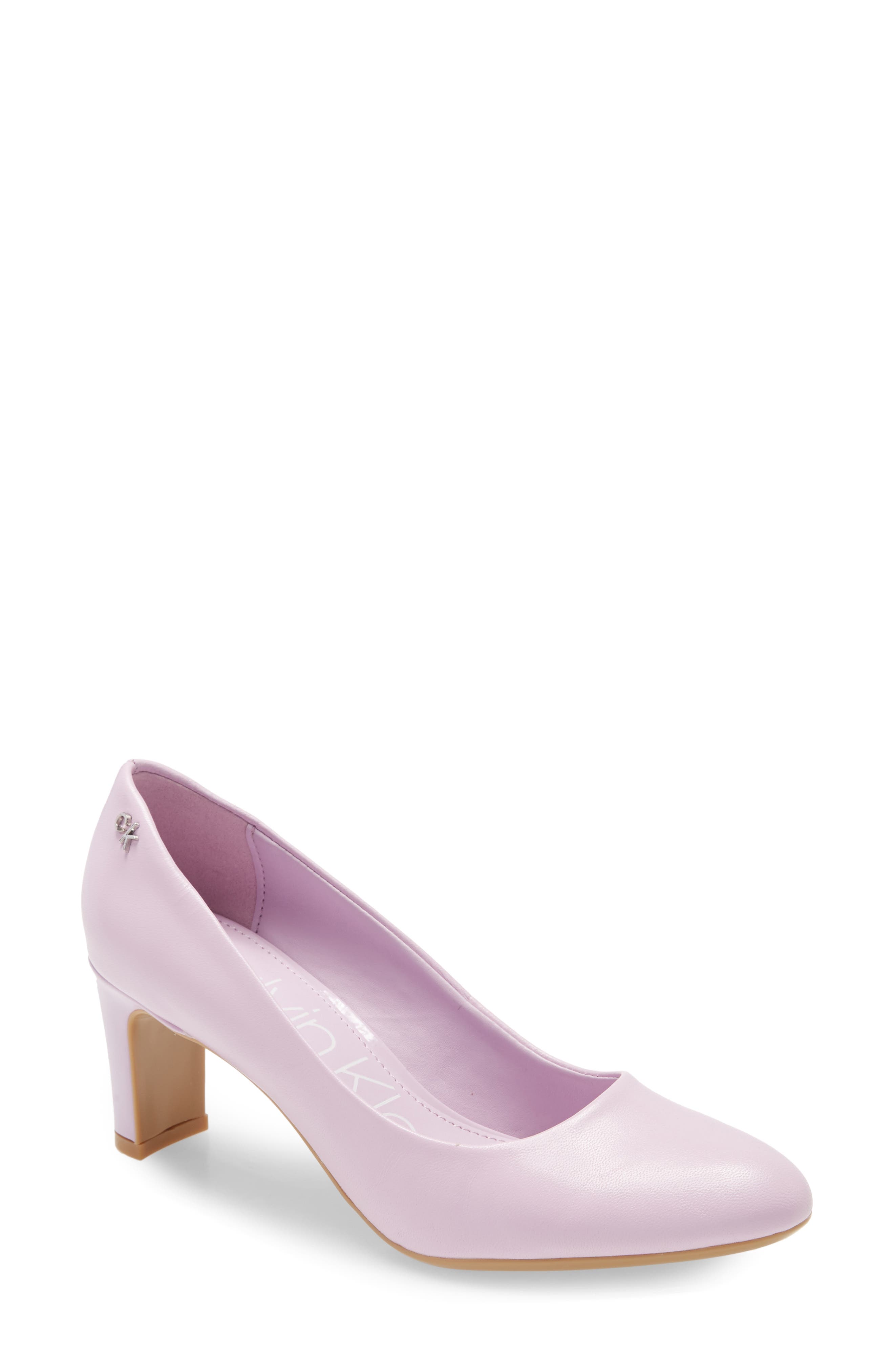 Oksa Pump, Main, color, STONE PINK LEATHER
