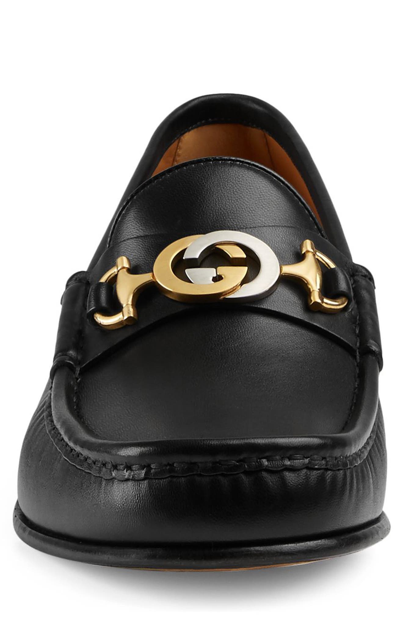 Gucci Tack Bit Loafer, Alternate, color, 