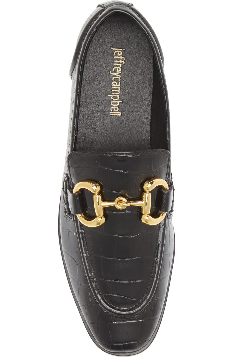 Jeffrey Campbell Velviteen Bit Loafer, Alternate, color,