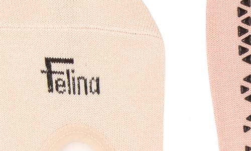 Felina 2-pack Pilates Socks In Shell/pink