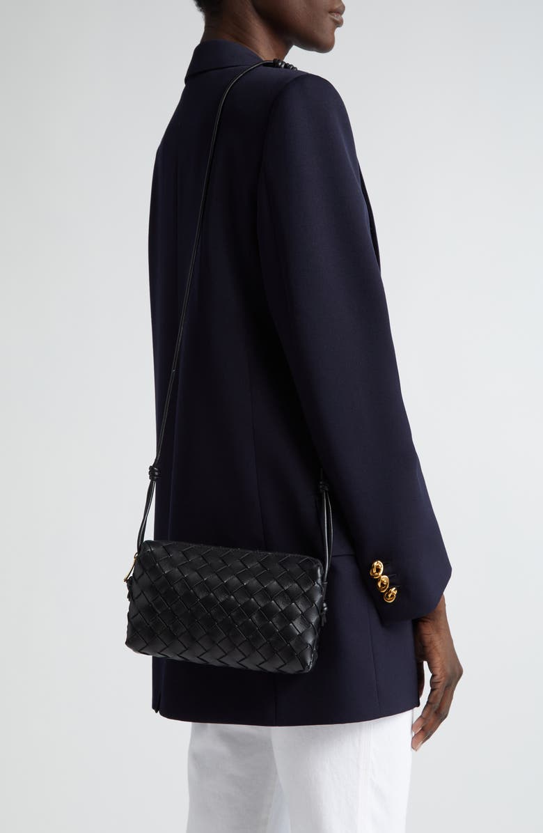 Bottega Veneta Loop Intrecciato Leather Camera Bag, Alternate, color,