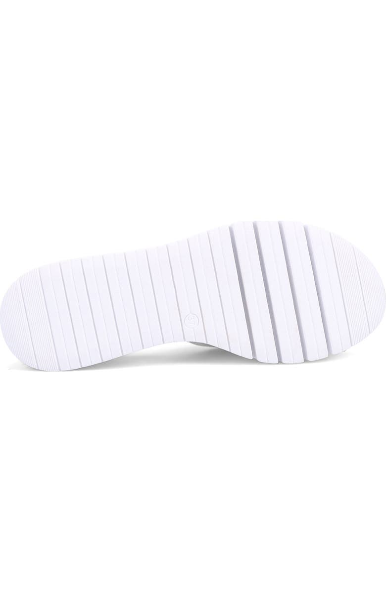 Ron White Ravella Platform Wedge Slide Sandal, Alternate, color, White