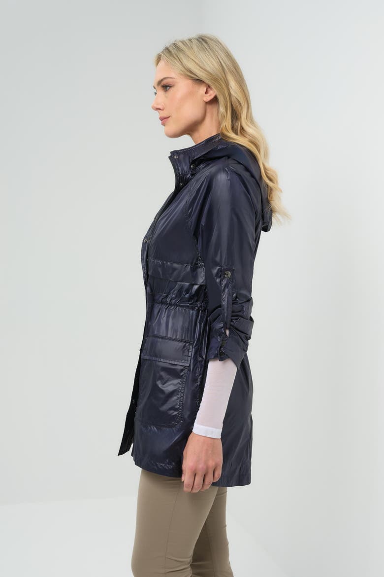 Ramona Windbreaker Jacket, Alternate, color, Navy