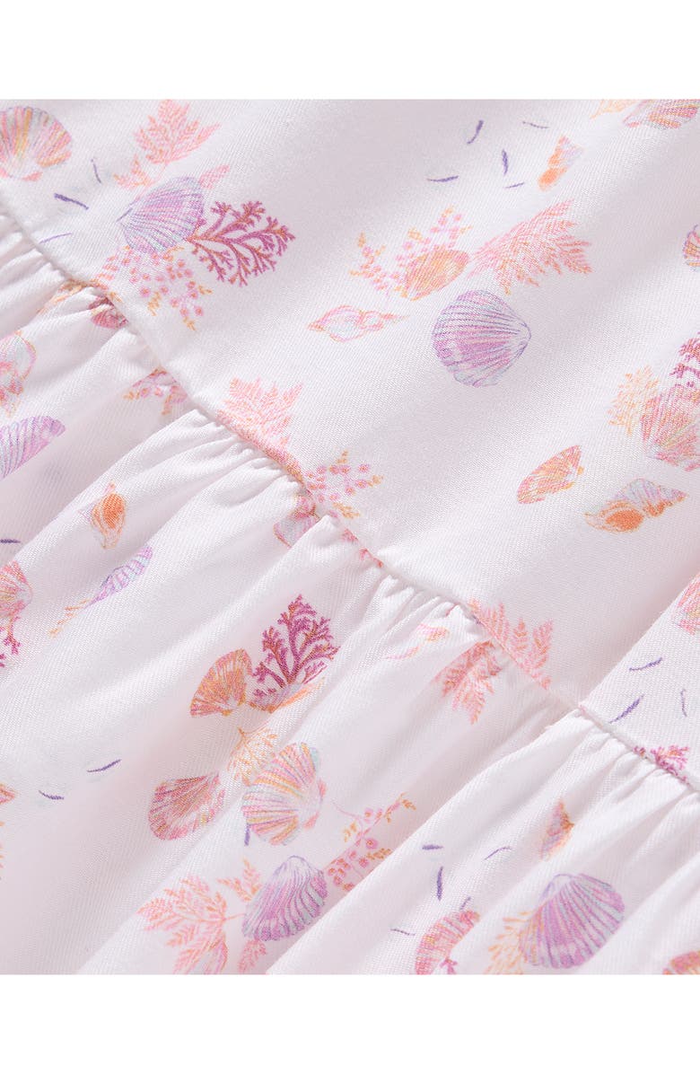 Petite Plume Kids' Lily Seashell Print Nightgown, Alternate, color,