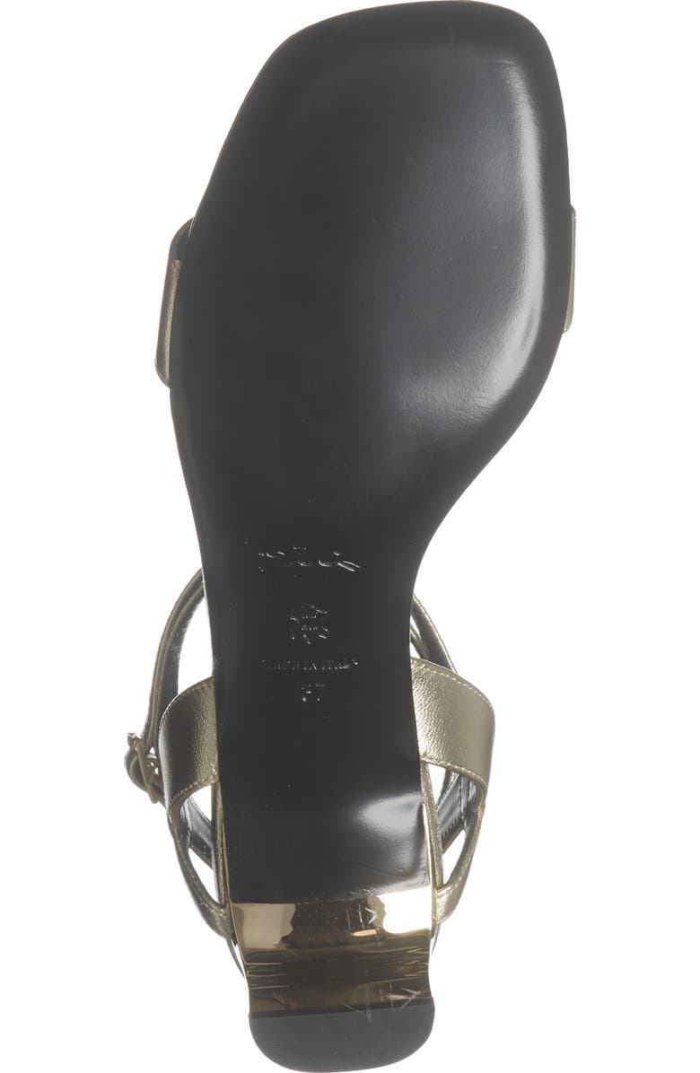 Longchamp Ankle Strap Sandal, Alternate, color, Pale Gold