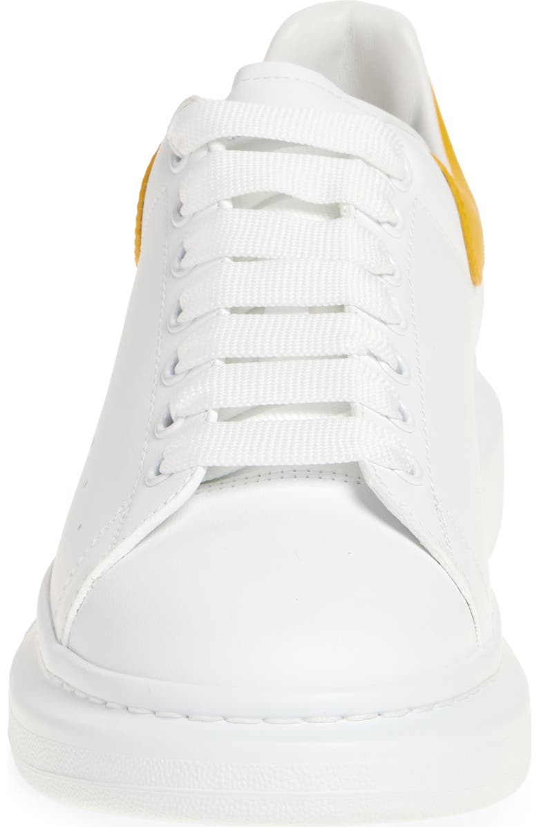 McQueen Oversized Sneaker, Alternate, color, Off White/ Yellow