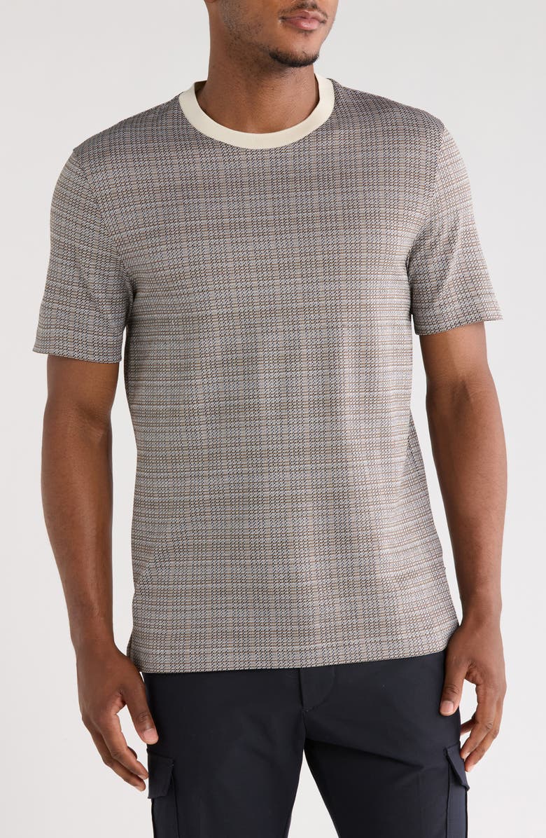 BOSS Taut Jersey Cotton T-Shirt, Main, color, Open White